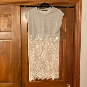 Gray Lace Tunic/dress